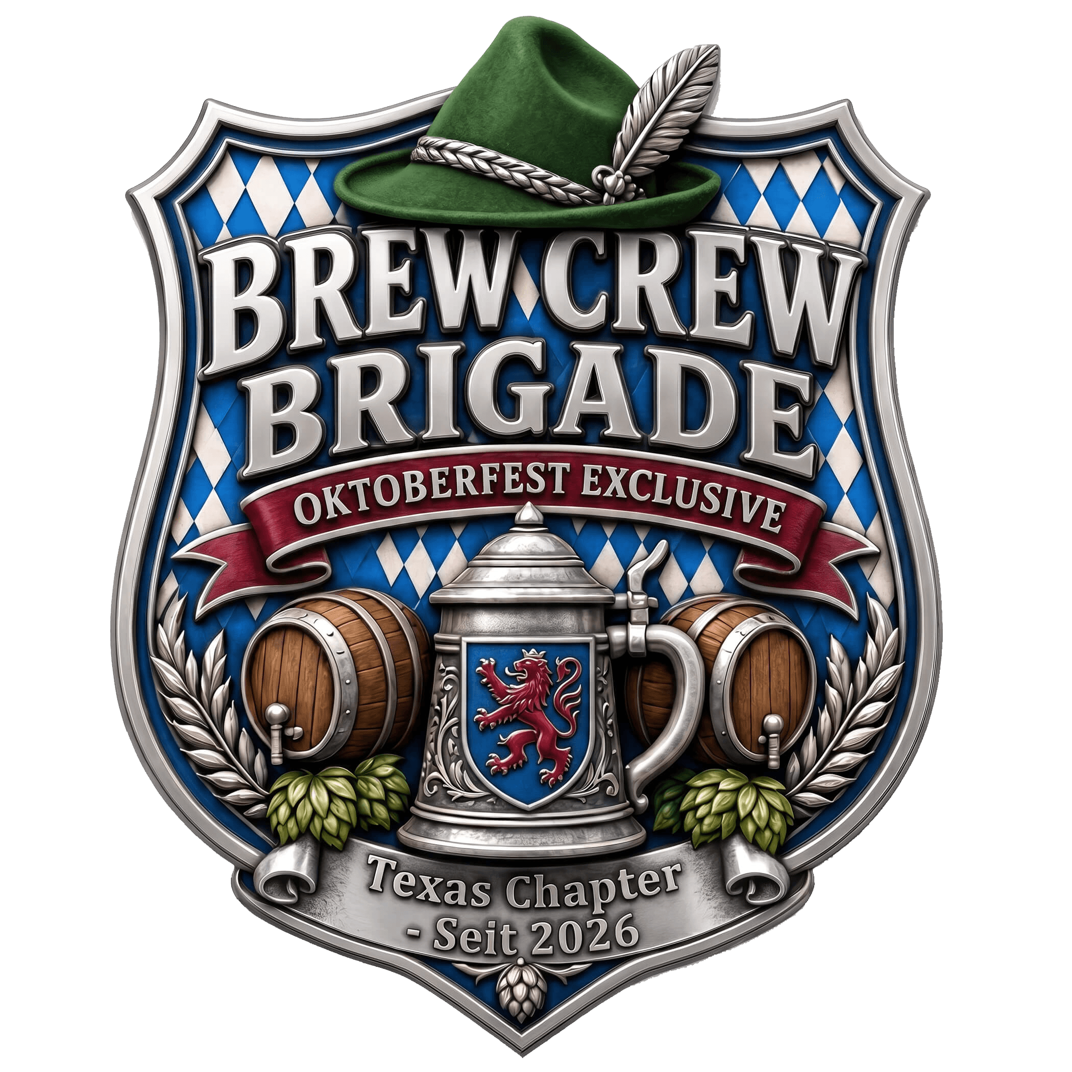 European festival culture - Brew Crew Brigade Logo